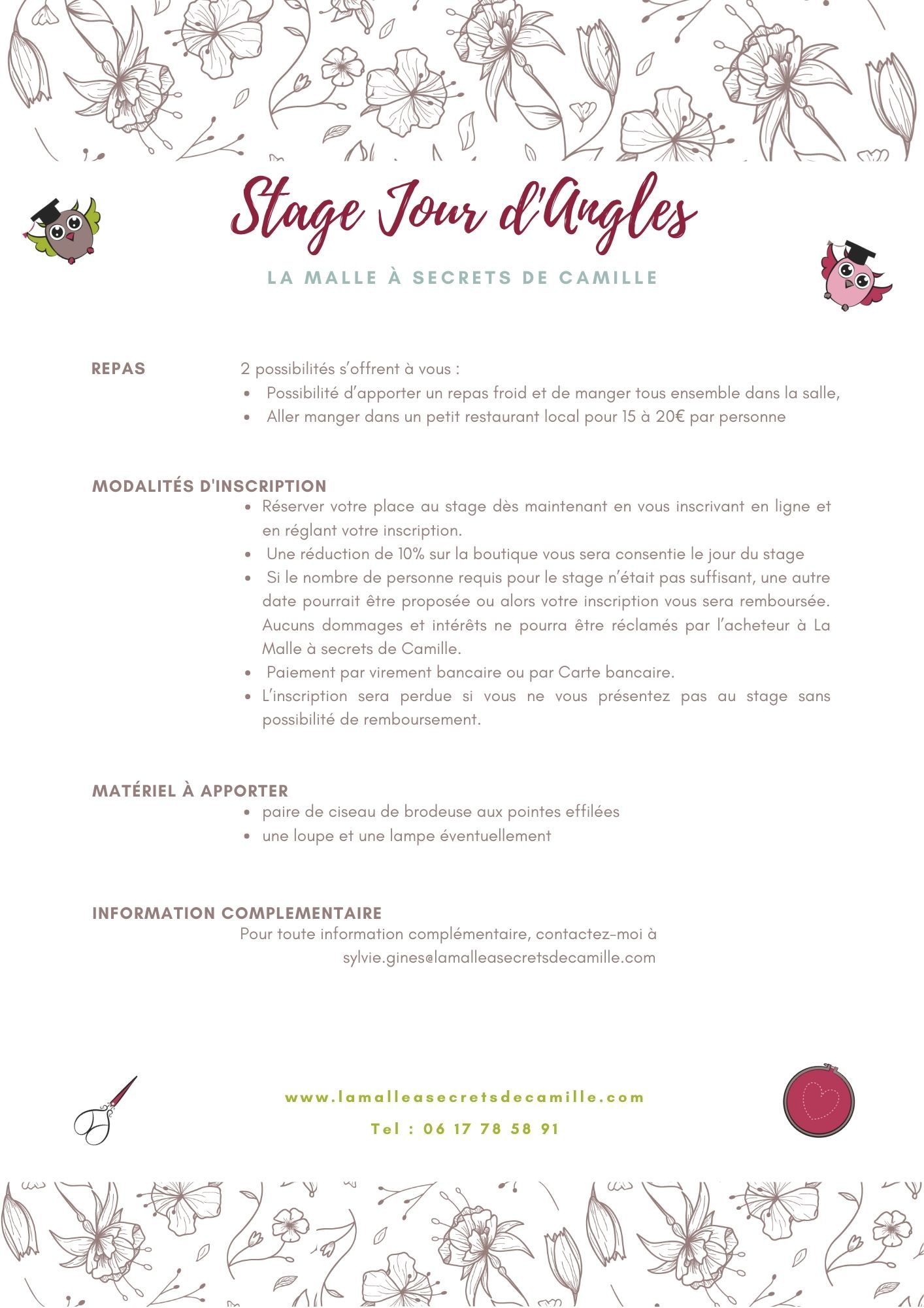 Odoo- Echantillon n° 3 pour trois colonnes