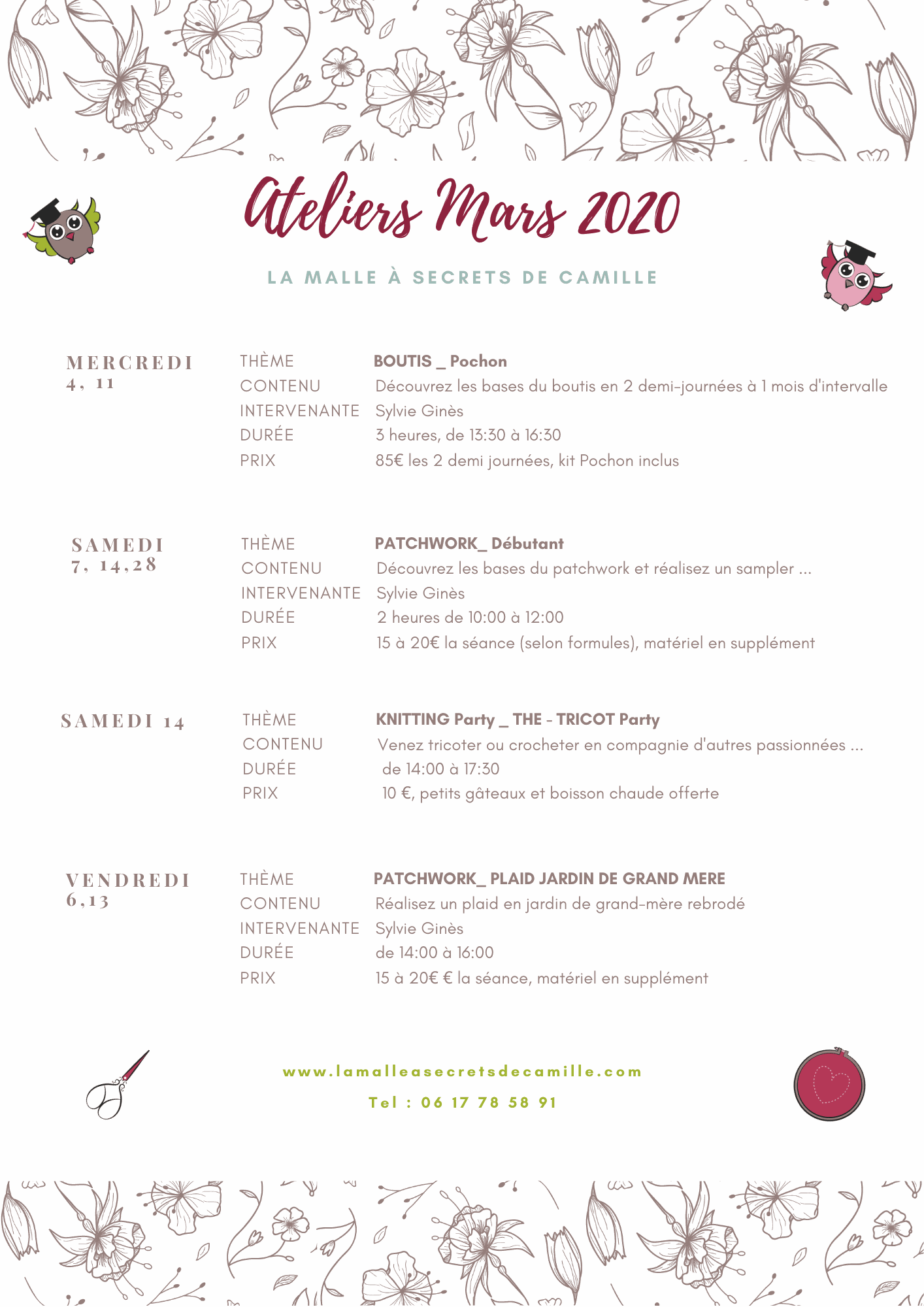Odoo- Echantillon n° 3 pour trois colonnes