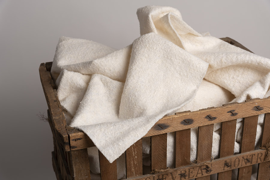 Molleton Coton sur Intissé, 1,25m x 1,8 m