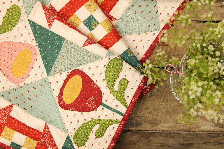 Kit Patchwork "Flower Garden - Chemin de Table" EQP