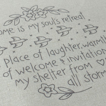 BOM &quot;Owl &amp; Hare Hollow - Panneau à broder - PRE-COMMANDE