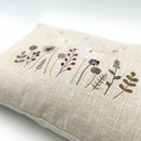 Kit Broderie "Coussin Rectangulaire Pissenlit" Beige