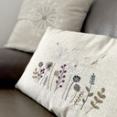 Kit Broderie "Coussin Rectangulaire Pissenlit" Beige