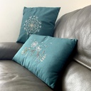 Kit Broderie "Coussin Rectangulaire Pissenlit" Vert