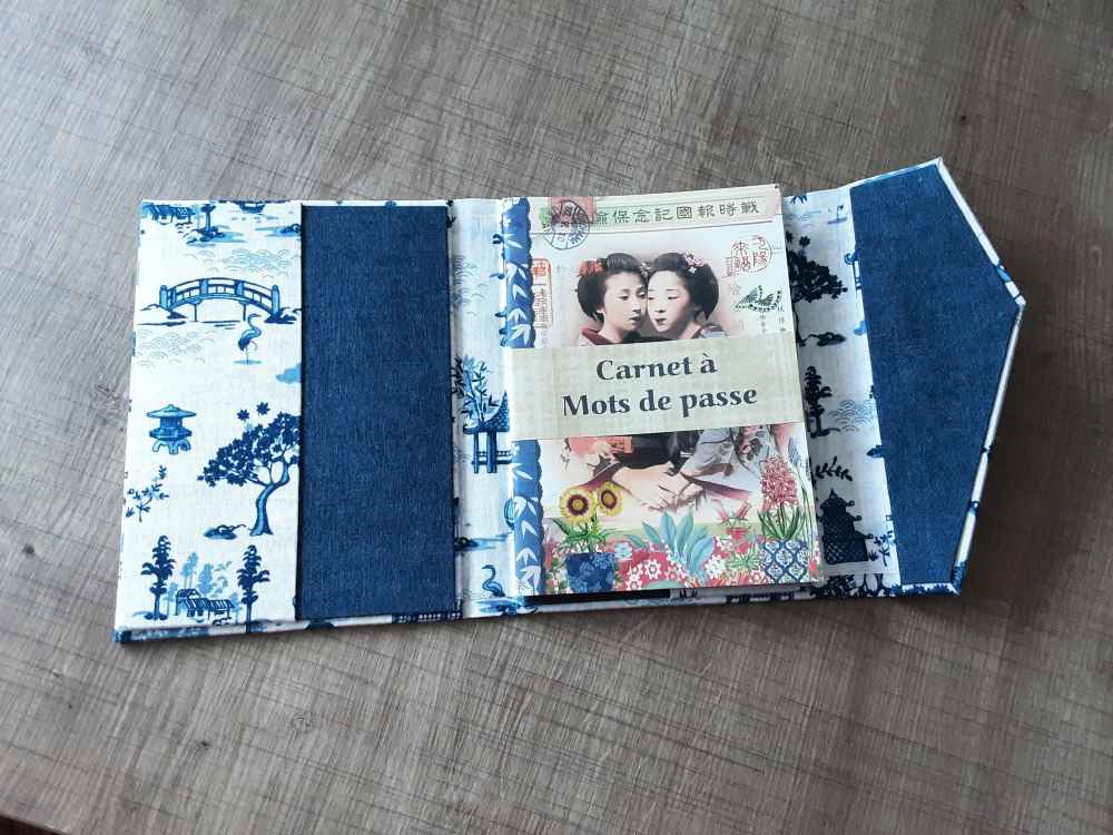 Tuto Cartonnage - Carnet de Mots de Passe