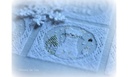 Modèle Points Comptés - Hiver Blanc