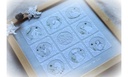 Modèle Points Comptés - Hiver Blanc