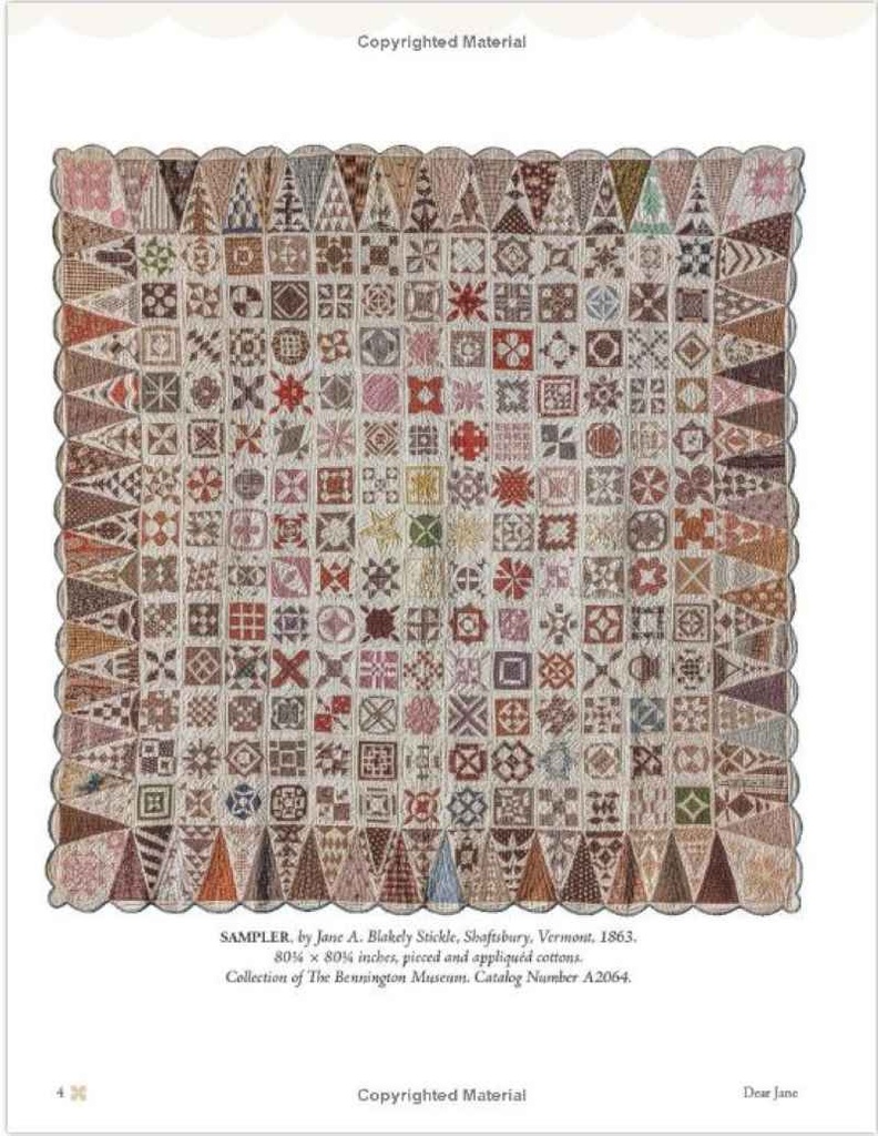 Livre Patchwork &quot;Dear Jane &quot; Brenda Manges Papadakis