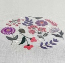 Kit Broderie "Cercle Fleuri - Angèle"