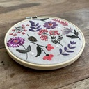 Kit Broderie "Cercle Fleuri - Angèle"