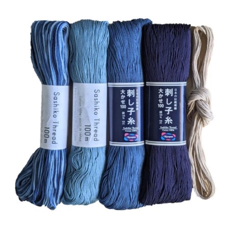 Kit Sashiko _ Chemin de Table Elements