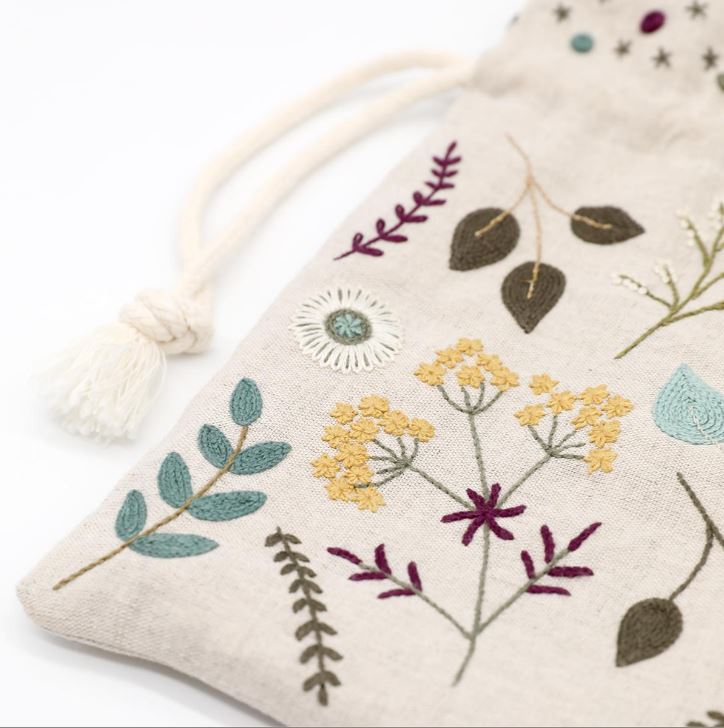 Kit Broderie "Pochon Azur"