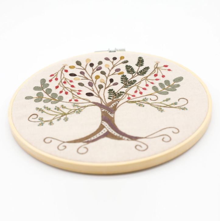 Kit Broderie "L'Arbre des Saisons - Automne"