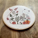 Kit Broderie "Le Chat en Automne"