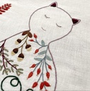 Kit Broderie "Le Chat en Automne"