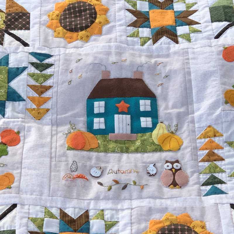 Modèle Patchwork _ Au Fil des Saisons "Automne"