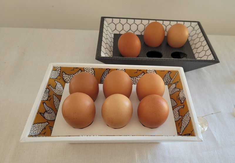 Tuto Cartonnage - Corbeille à Oeufs