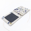 Kit Broderie "Porte Aiguilles Fleuri" Bleu