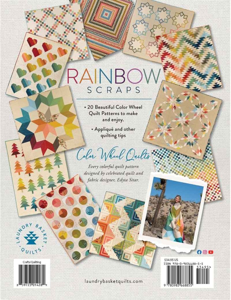 Livre Patchwork "Rainbow Scrap" de Edyta Sitar