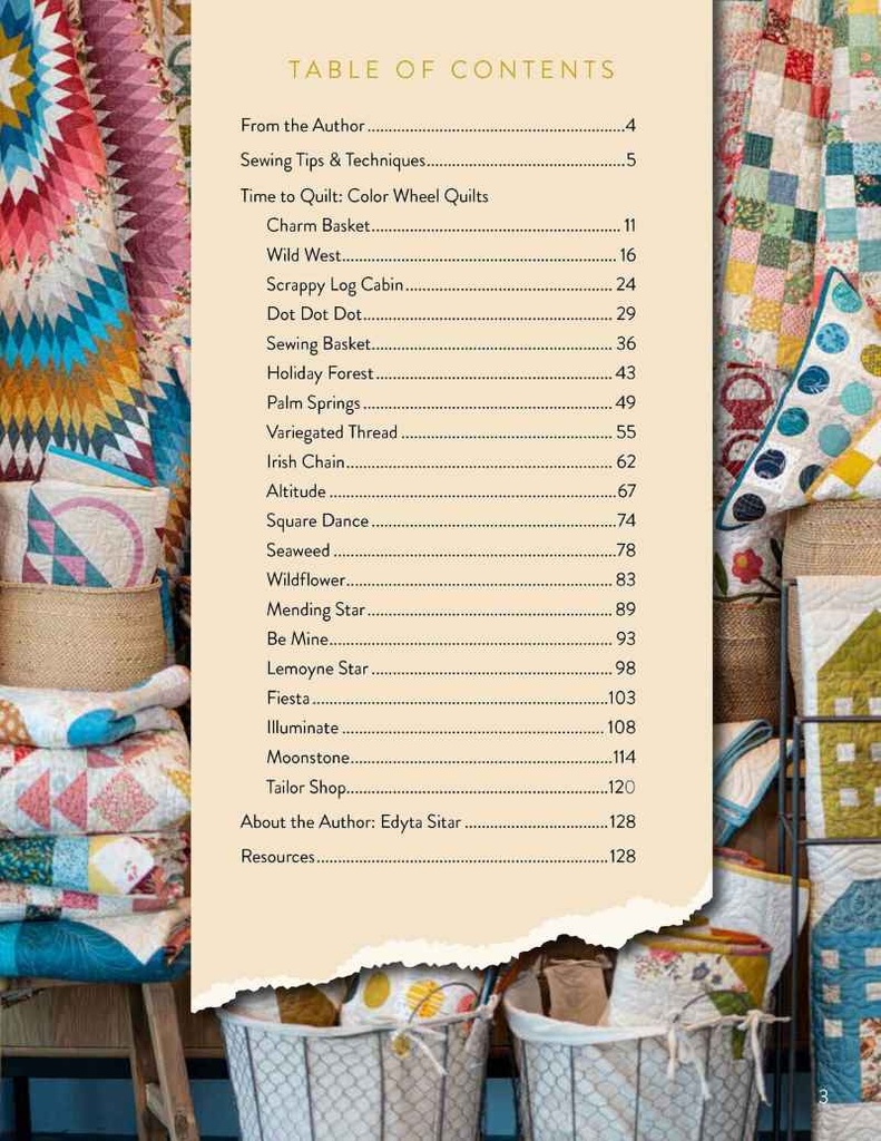 Livre Patchwork "Rainbow Scrap" de Edyta Sitar
