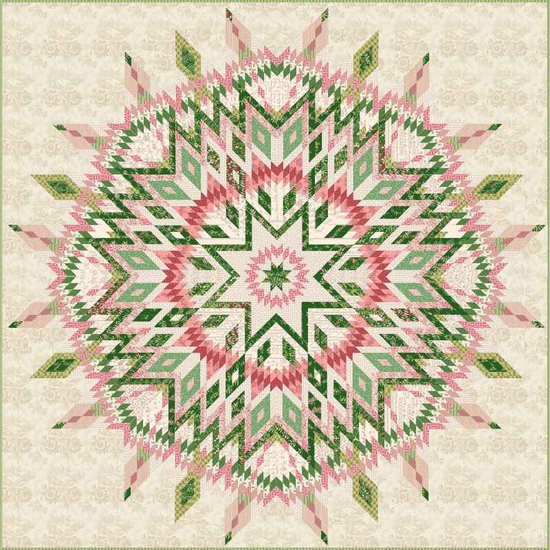 Modèle Patchwork Tahoe English Garden de Edyta Sitar