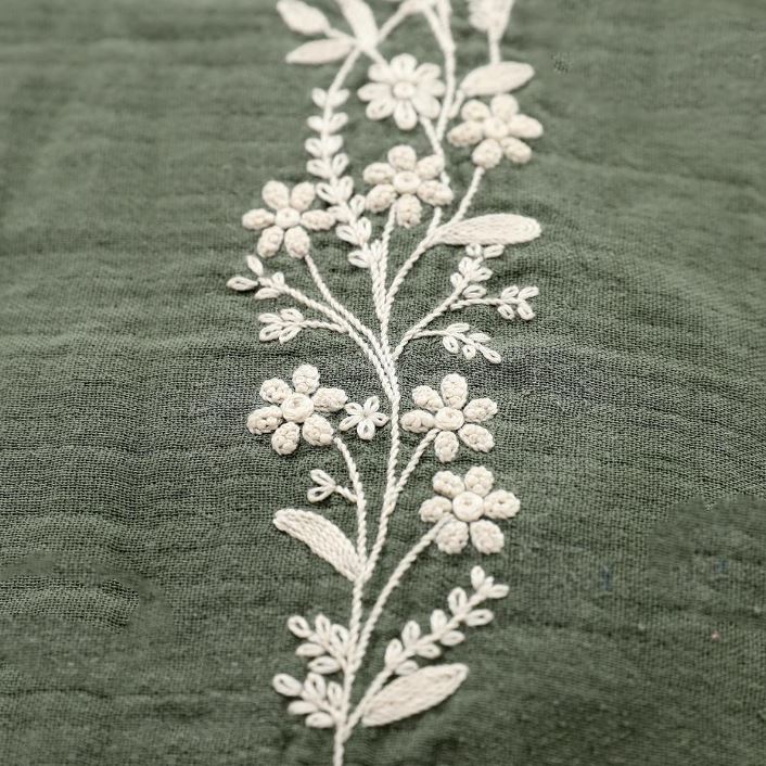 Kit Broderie - Easy Custo "Planche Fleurie - Lisette"