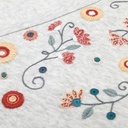 Kit Broderie - Easy Custo "Planche Fleurie - Suzanne"