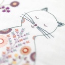 Kit Broderie "Le Chat au Printemps"