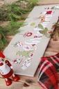 Modèle Points Comptés - Christmas