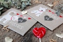 Modèle Points Comptés - Kisses 5 Cents Cat & Dog