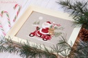 Modèle Points Comptés - Santa on a Vespa