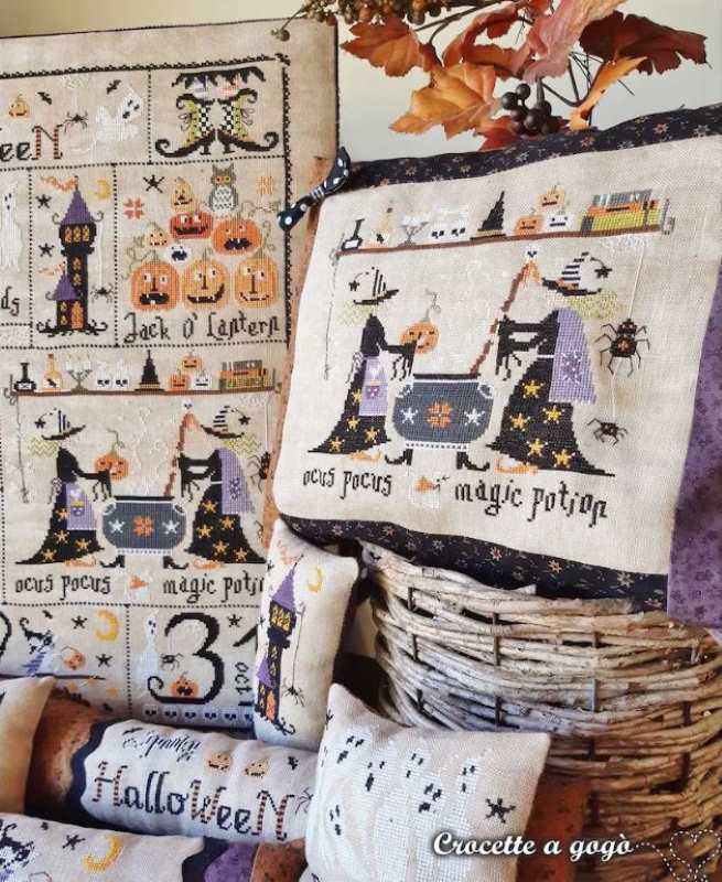 Modèle Points Comptés - En Attendant Halloween