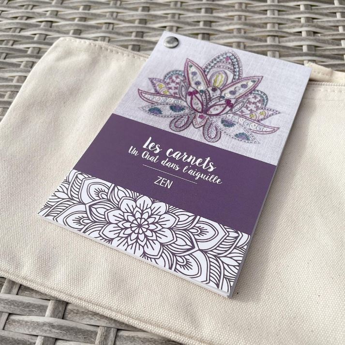 Carnet de dessins de broderie - Zen