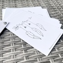Carnet de dessins de broderie - Zen