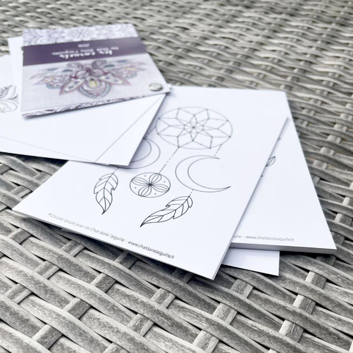 Carnet de dessins de broderie - Zen