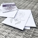 Carnet de dessins de broderie - Zen