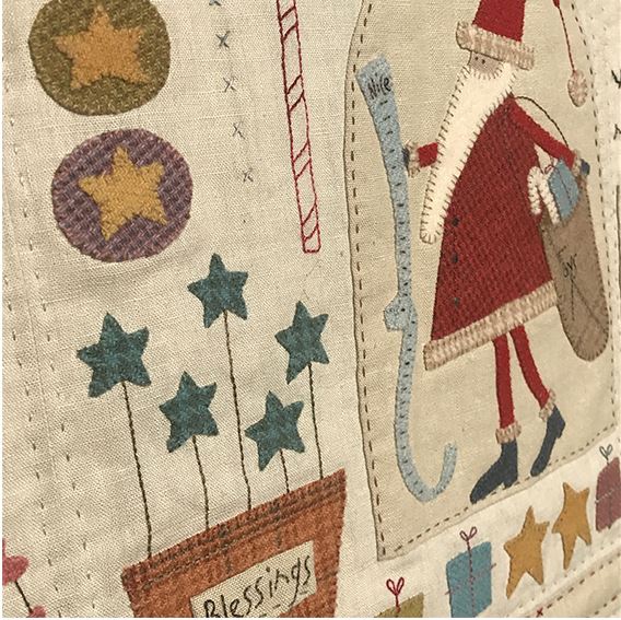 Modèle Patchwork Sac "The Santa, the Three, the Turckey and Me" de Anni Downs