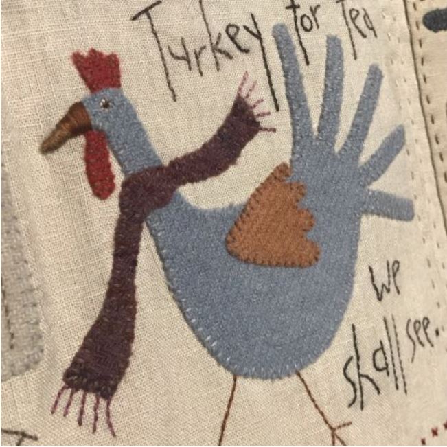 Modèle Patchwork Sac "The Santa, the Three, the Turckey and Me" de Anni Downs