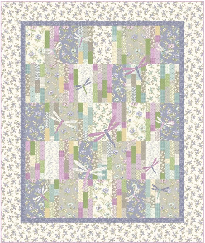 Tissu Patchwork Collection Abloom, 18 Coupons 25x55cm