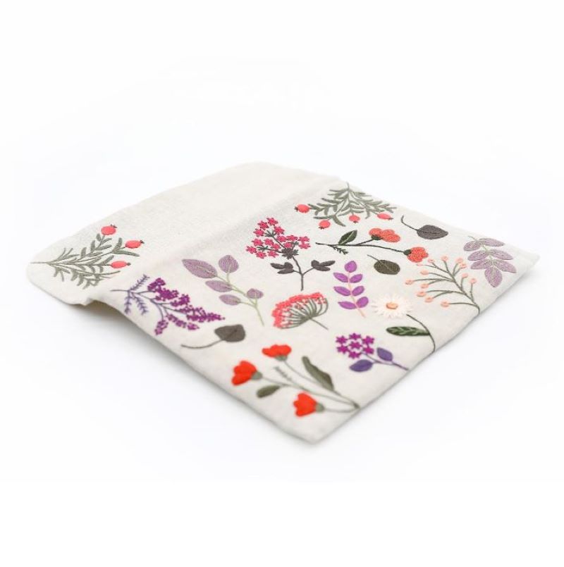 Kit Broderie "Pochette Fleurie Paula"