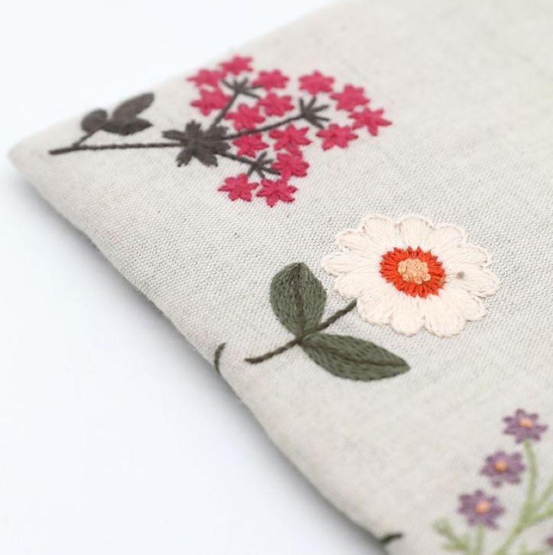 Kit Broderie "Pochette Fleurie Paula"