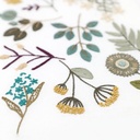 Kit Broderie - Easy Custo "Planche Fleurie - Azur"