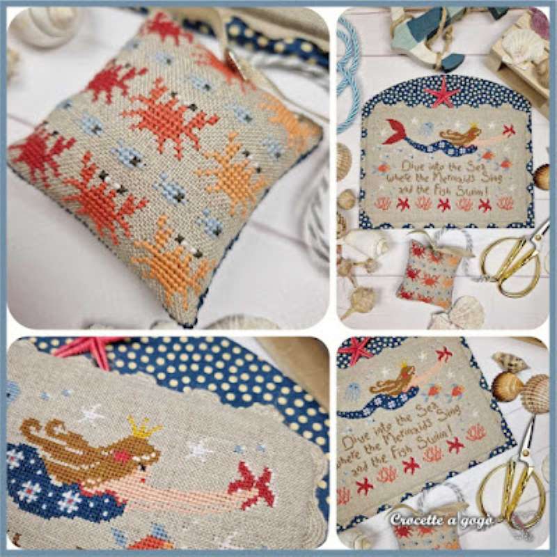 Modèle Points Comptés - Queen of Mermaid