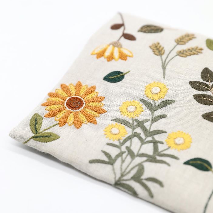 Kit Broderie "Pochette Fleurie Eva"