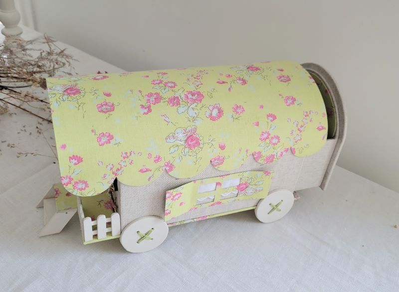 Tuto Cartonnage - Roulotte Numa