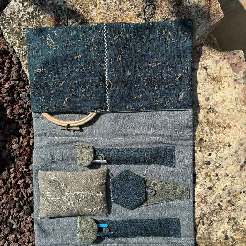 Modèle Patchwork _ Pochette à Ouvrage Jardin Botanique