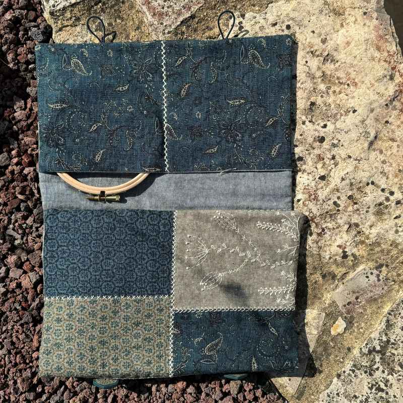 Modèle Patchwork _ Pochette à Ouvrage Jardin Botanique