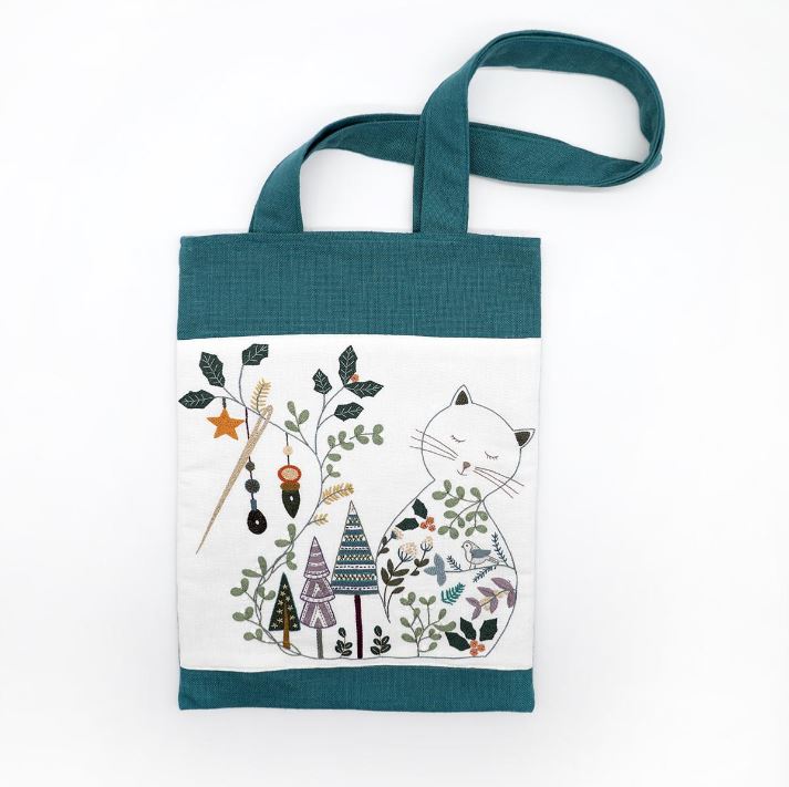 Kit Broderie "Le Chat d'Hiver"