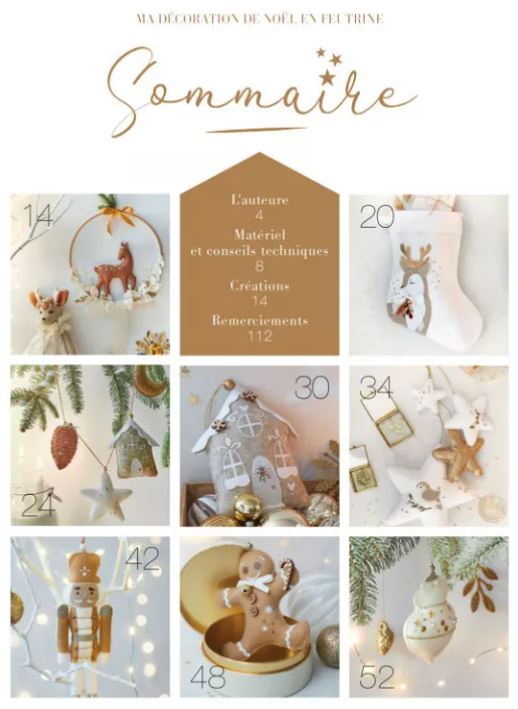 Livre "Ma Décoration de Noël en Feutrine"