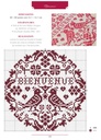 Livre Broderie "Rouge Toujours au Point de Croix"